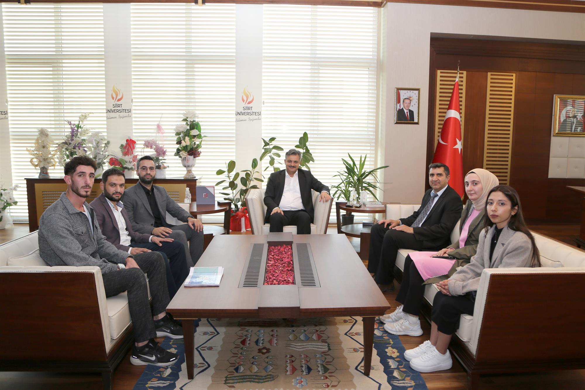 TÜGVA’dan Rektörümüz Prof. Dr. Nihat Şındak’a Ziyaret