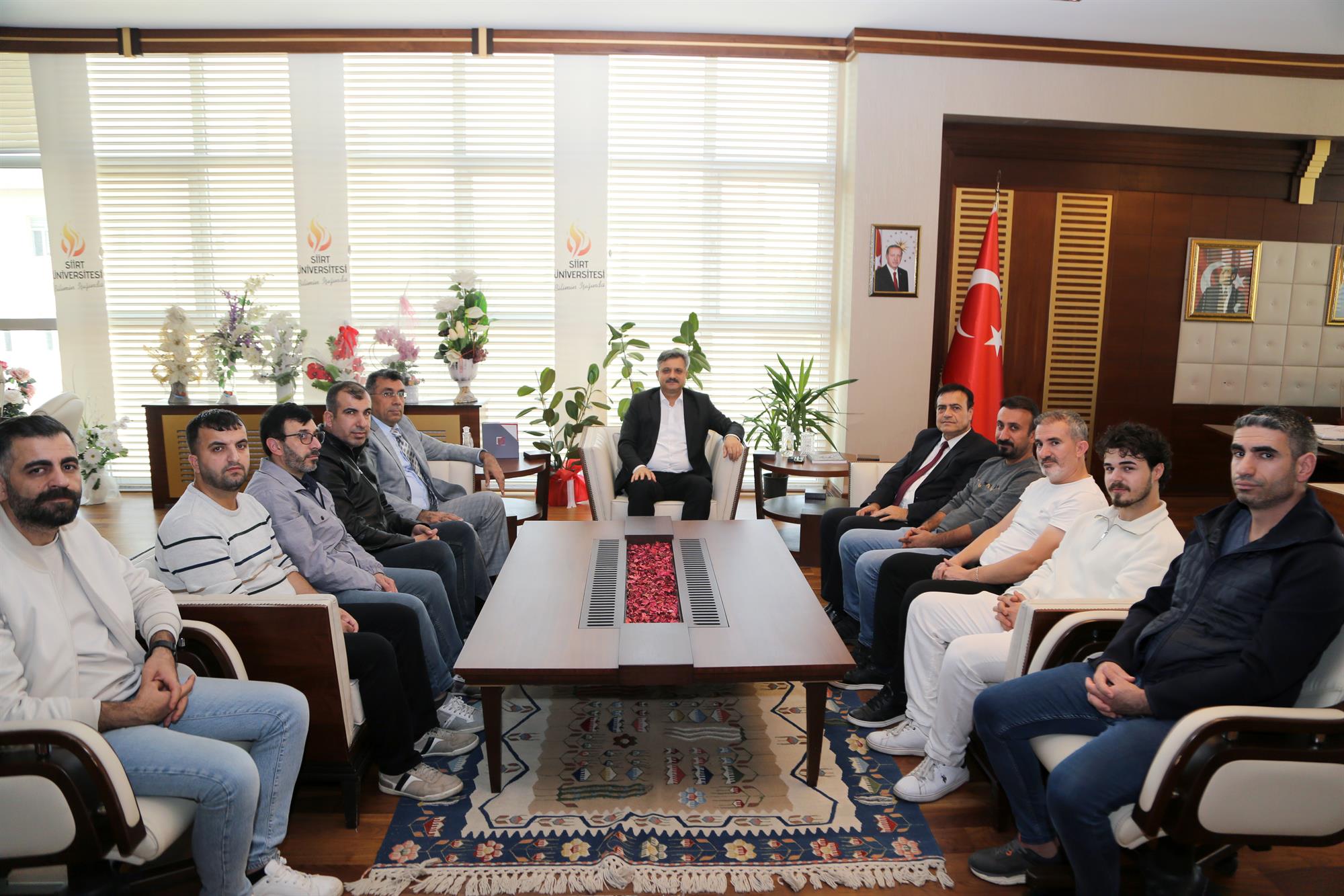 Kurtalan Tarım ve Orman İlçe Müdürü’nden Rektörümüz Prof. Dr. Nihat Şındak’a Ziyaret