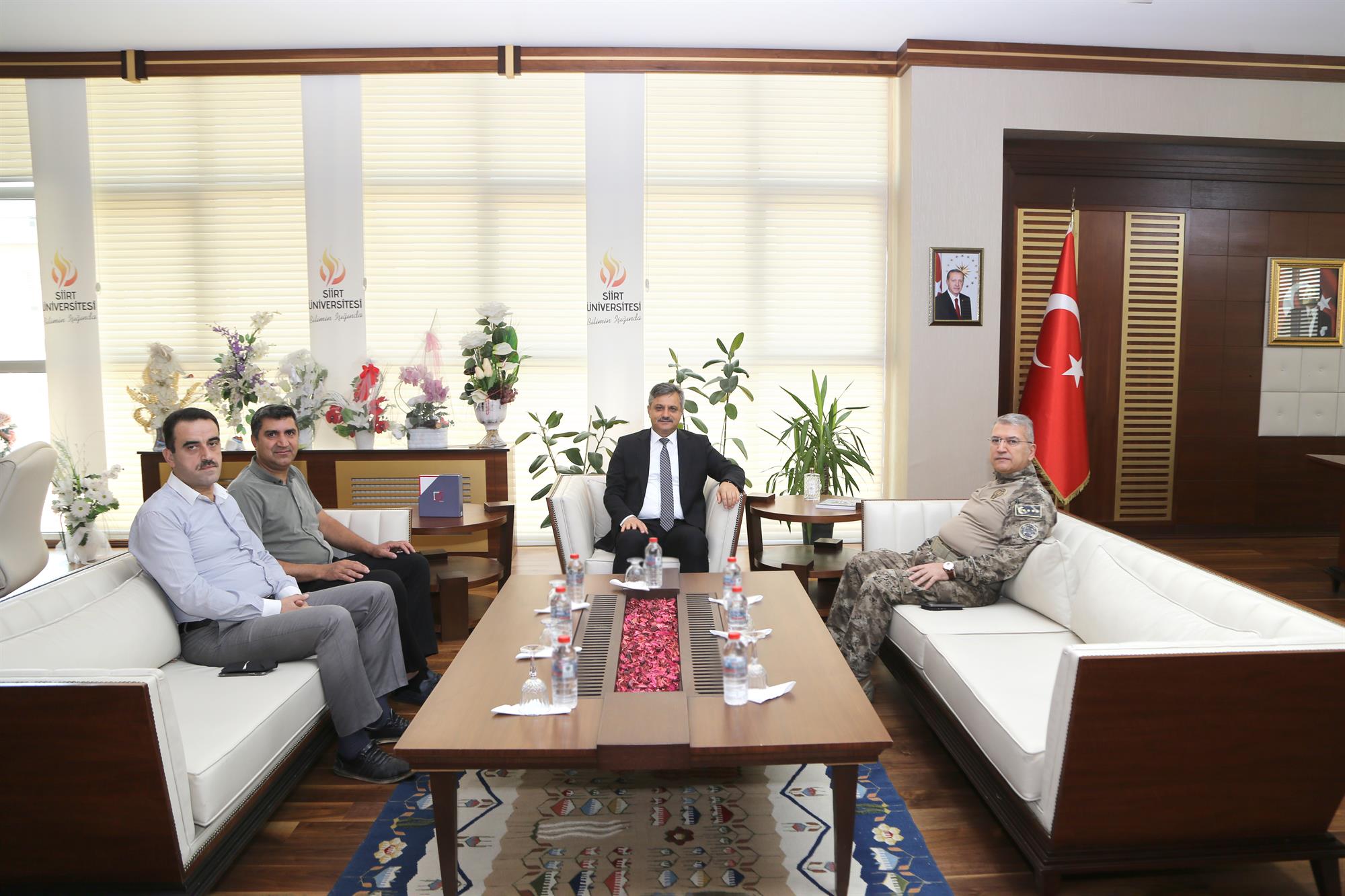 İl Emniyet Müdürü Mehmet Özdemir’den Rektörümüz Prof. Dr. Nihat Şındak’a İade-i Ziyaret